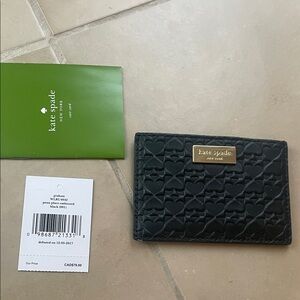 Kate Spade Black Card Holder